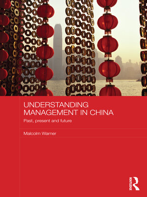 cover image of Understanding Management in China